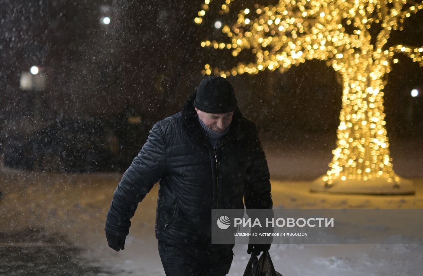 Снег в Москве