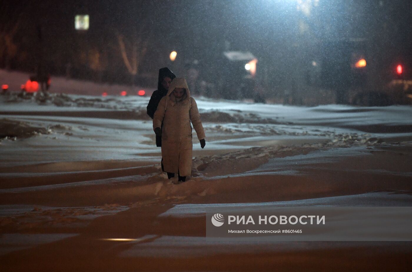 Снег в Москве