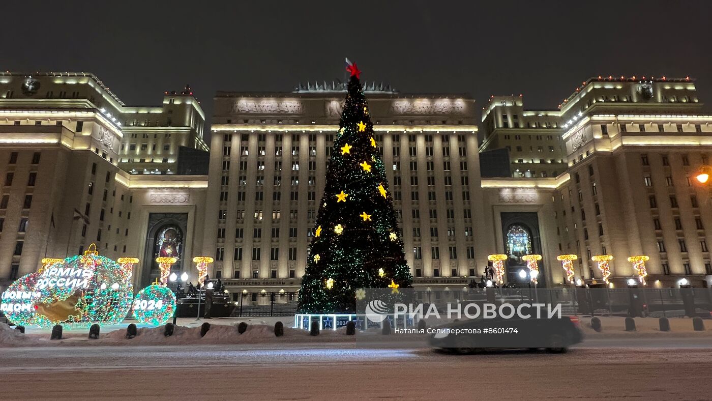 Снег в Москве