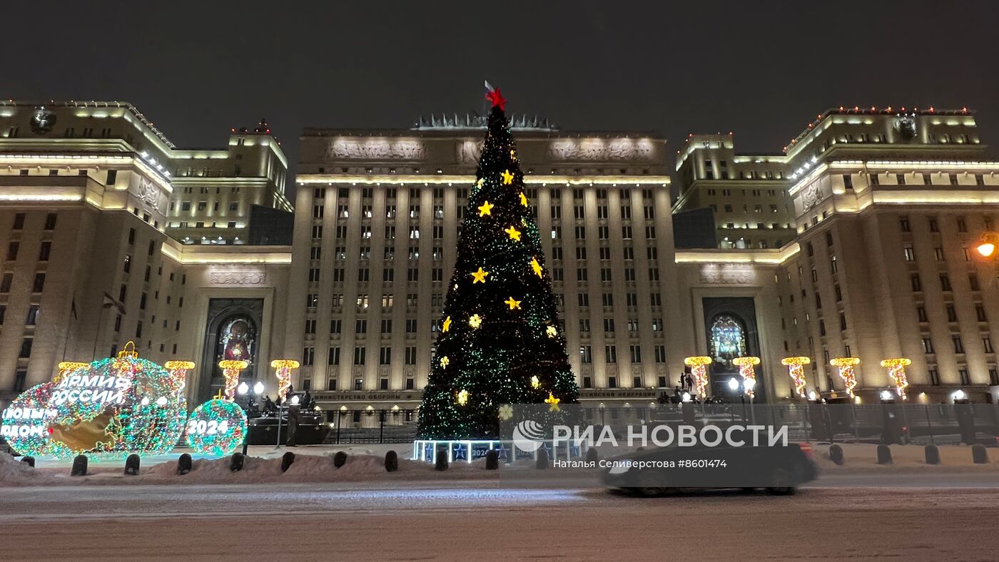 Снег в Москве