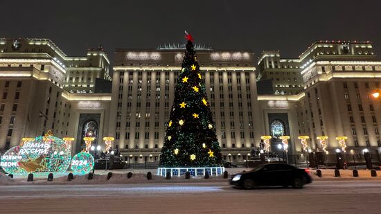 Снег в Москве