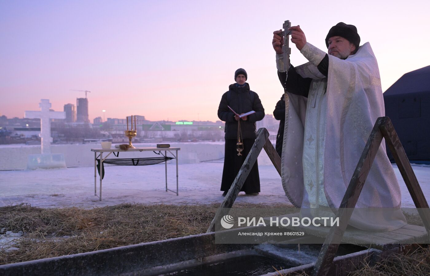 Празднование Крещения в России 