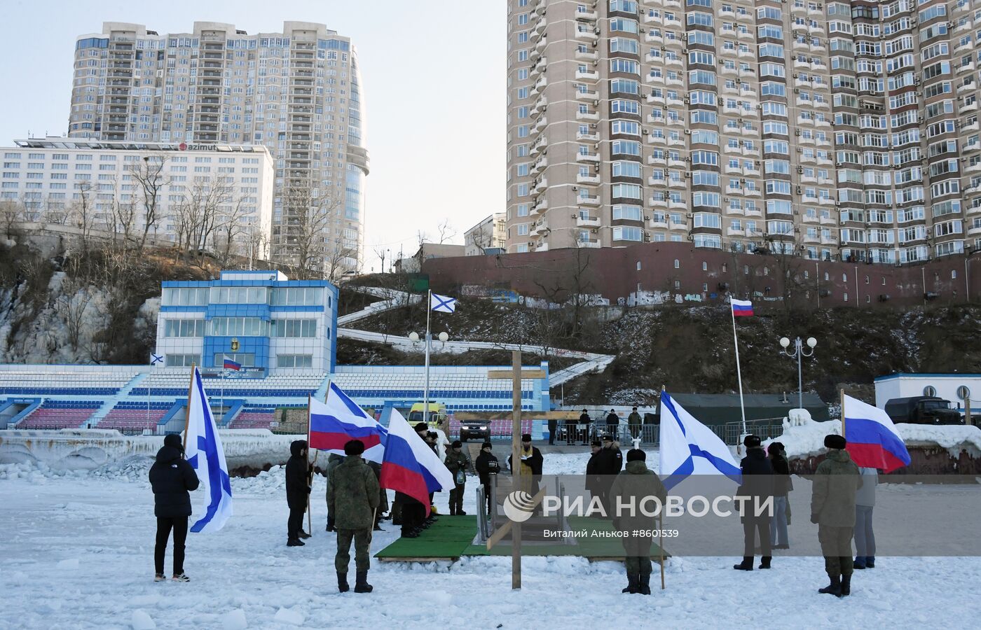 Празднование Крещения в России 