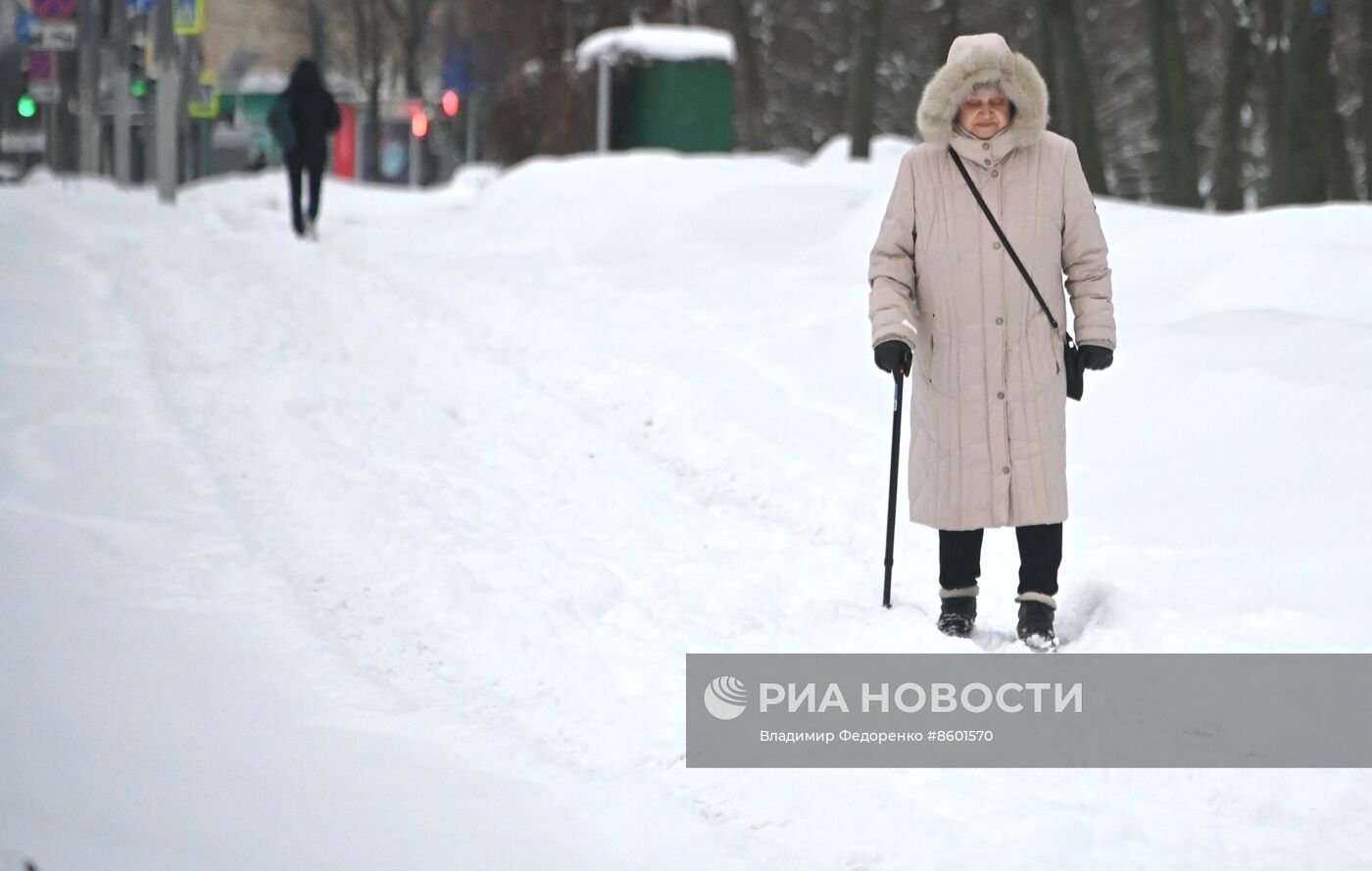 Снег в Москве