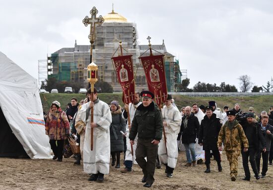 Празднование Крещения в России