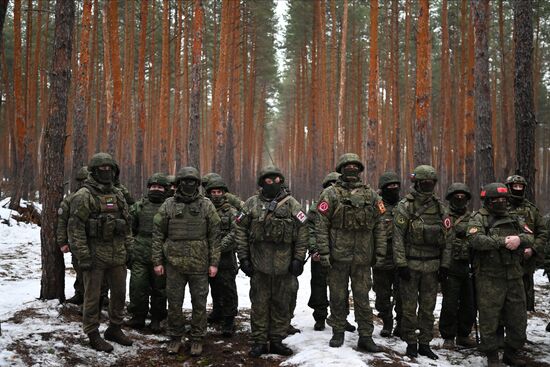 Награждение военнослужащих группировки войск "Центр" в зоне СВО