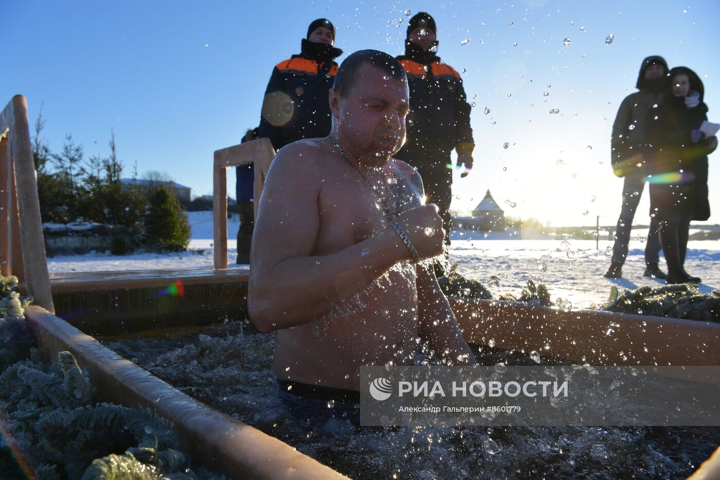 Празднование Крещения в России 