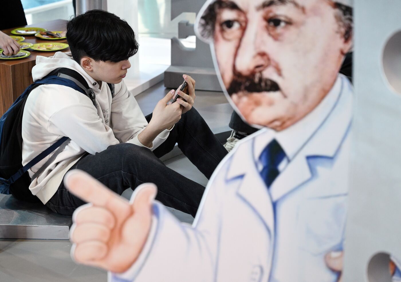 Работа выставки "Россия"