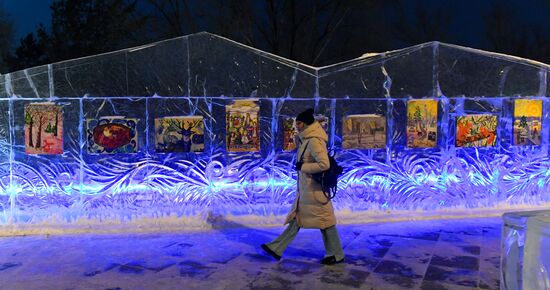 Конкурс ледовых скульптур "Волшебный лед Сибири"