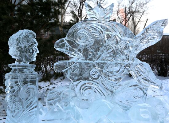 Конкурс ледовых скульптур "Волшебный лед Сибири"