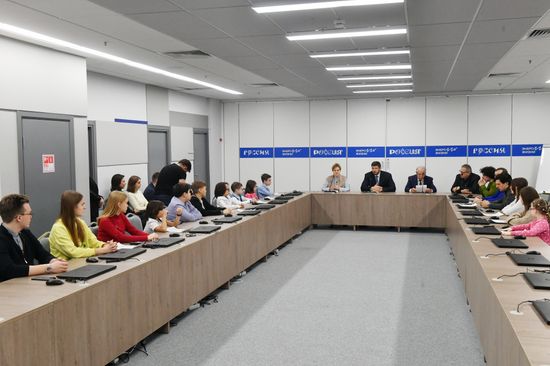 Выставка "Россия". Заседание Детского Общественного совета при Минстрое России