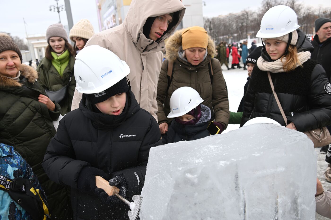 Выставка "Россия". Фестиваль ледяных скульптур 