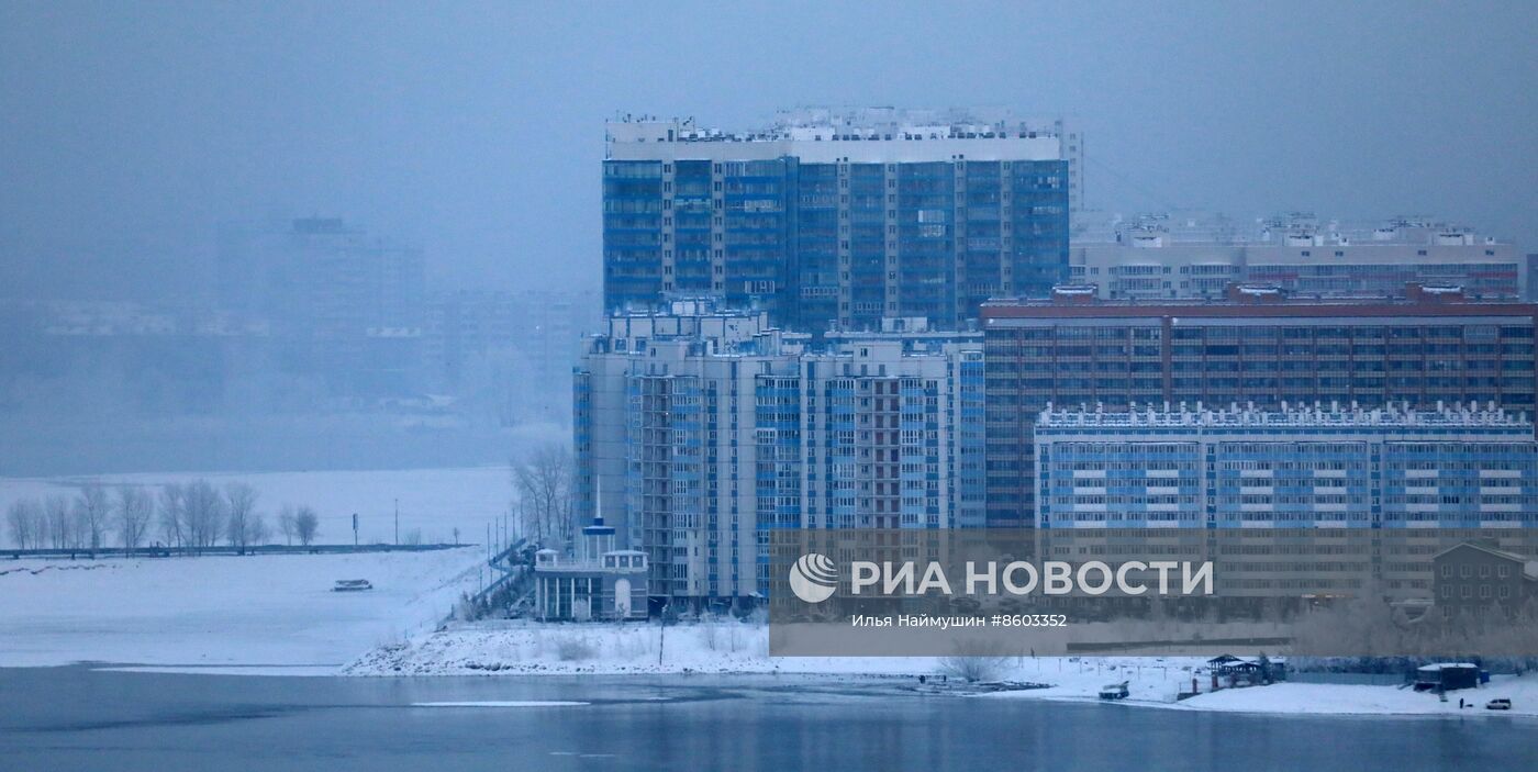 Режим "чёрного неба" в Красноярске