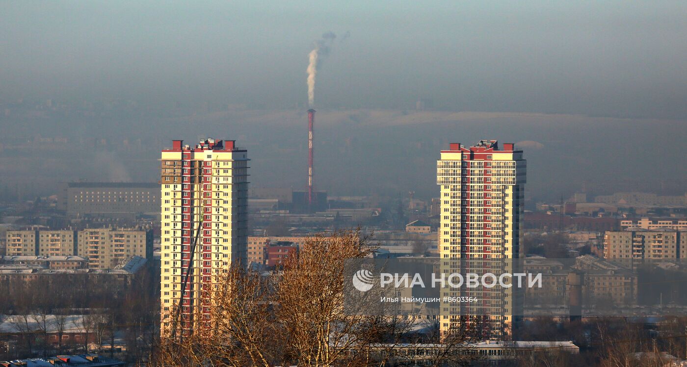 Режим "чёрного неба" в Красноярске