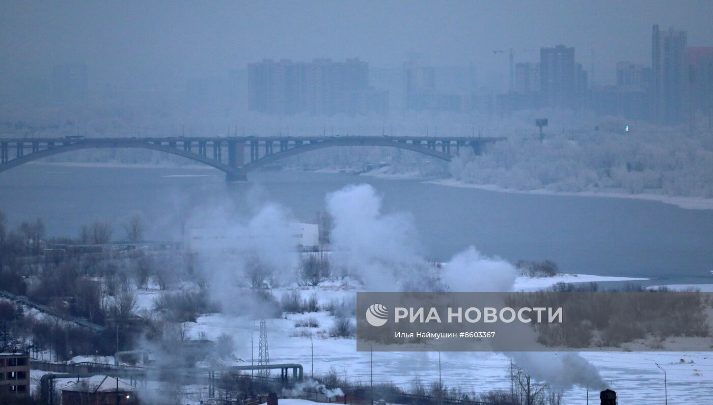 Режим "чёрного неба" в Красноярске