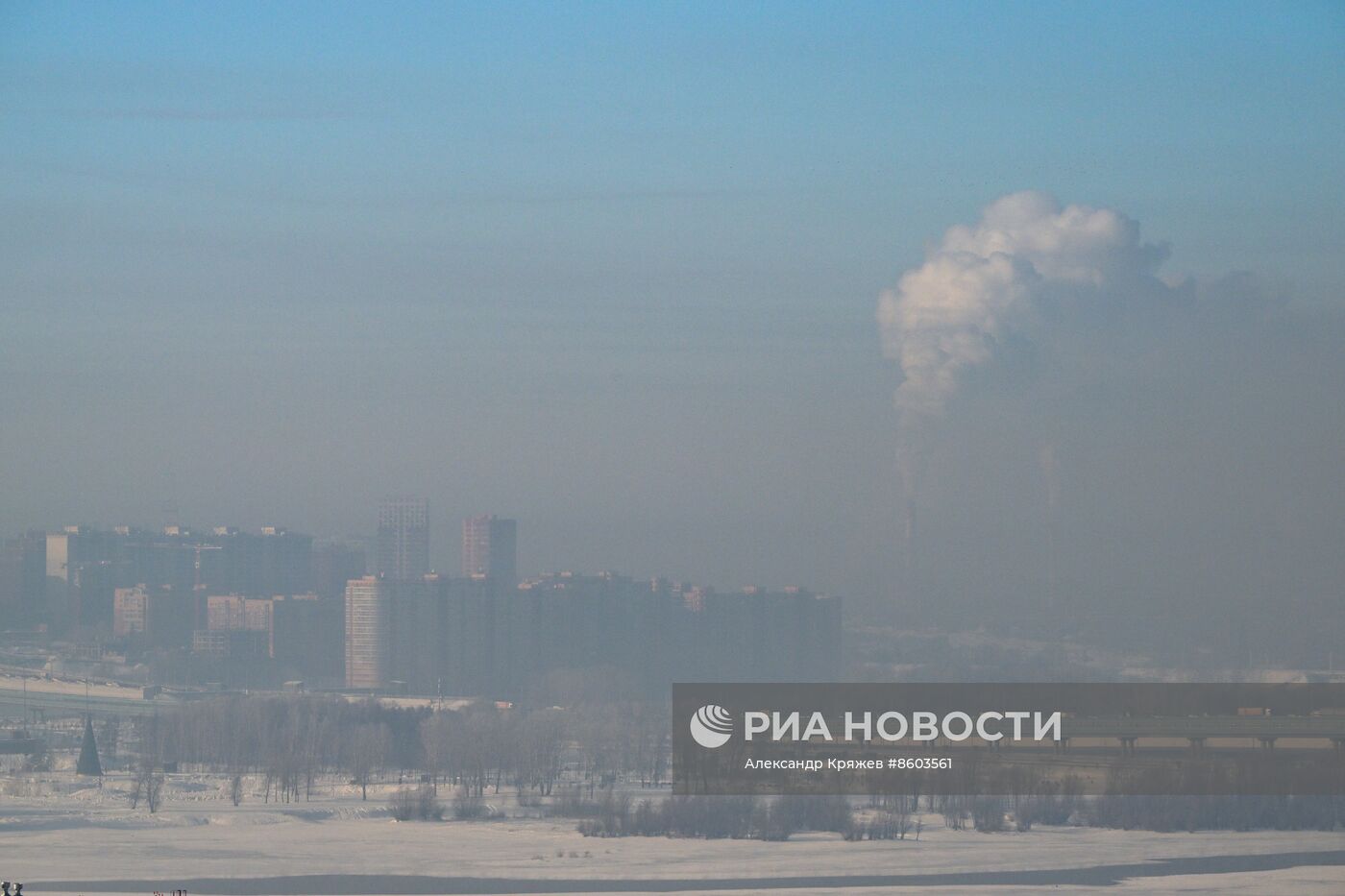 Режим "чёрного неба" в городах Сибири