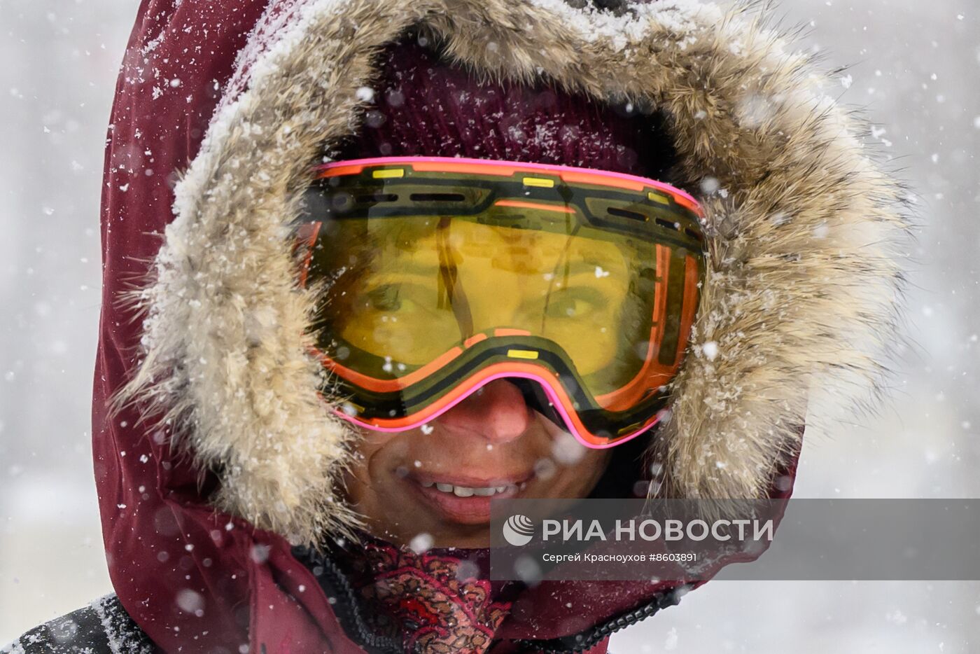 Снежный циклон на Сахалине