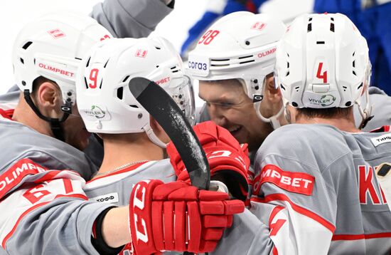 Хоккей. КХЛ. Матч "Динамо" (Москва) - "Спартак"