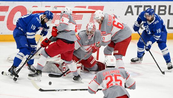 Хоккей. КХЛ. Матч "Динамо" (Москва) - "Спартак"