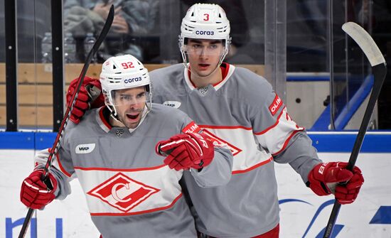 Хоккей. КХЛ. Матч "Динамо" (Москва) - "Спартак"