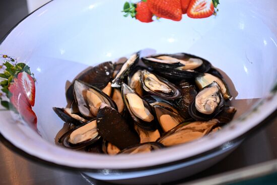 Международная выставка-форум "Россия"
Дальний Восток и Арктика. День региона
Кулинарный мастер-класс от рестораторов Мурманской области, павильон К "Дом российской кухни" Место: Россия, Москва. Автор: Кирилл Зыков/РИА Новости. Выставка "Россия". Дальний Восток и Арктика. День региона