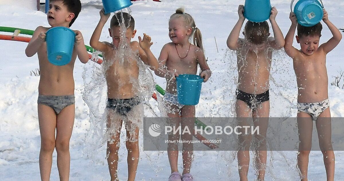 закаливание и бег на природе