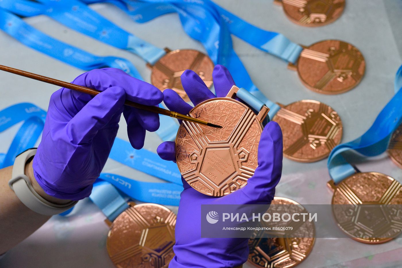 Изготовление медалей для зимней спартакиады