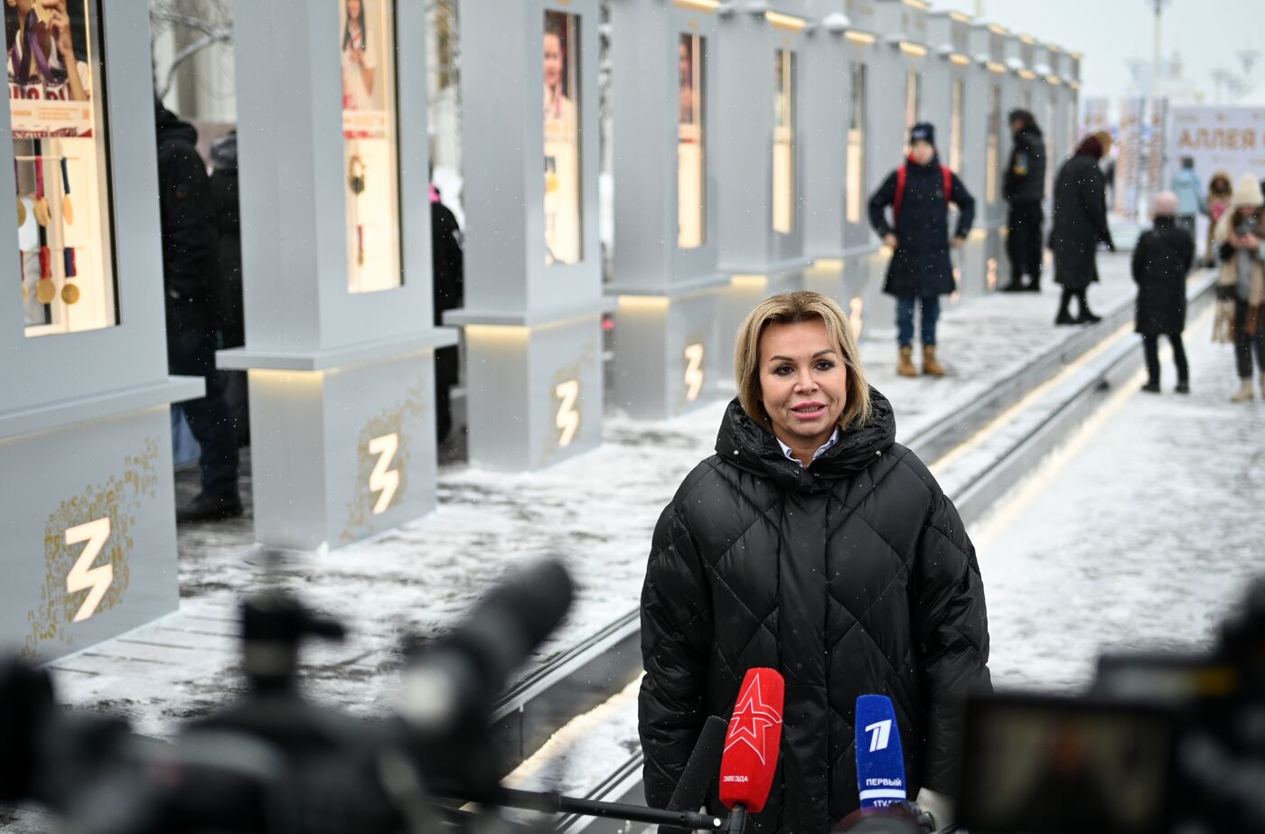 Выставка "Россия". Торжественное открытие экспозиции "Аллеи славы"