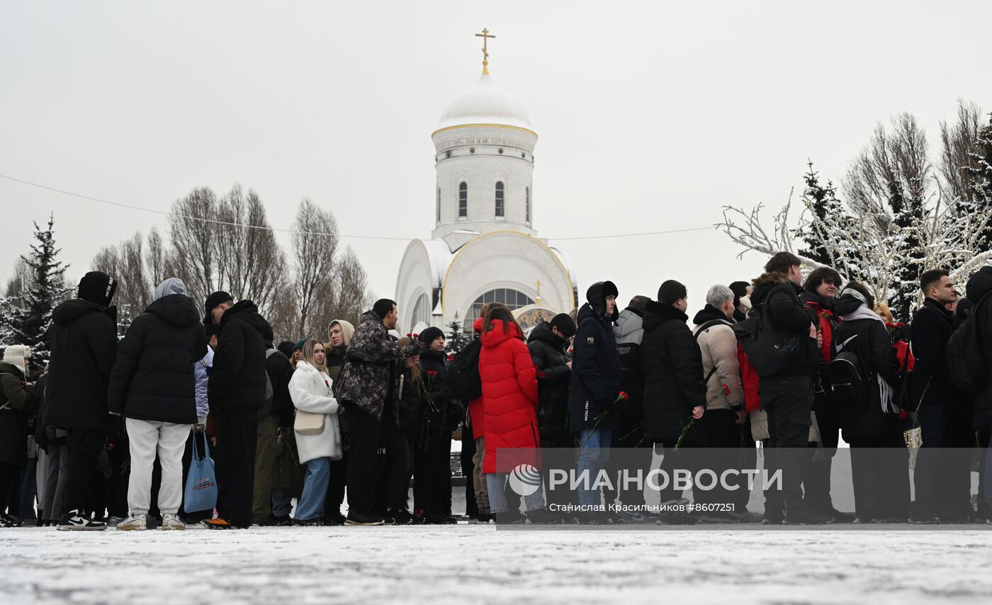 Памятные акции в городах России по случаю годовщины освобождения Ленинграда от фашистской блокады