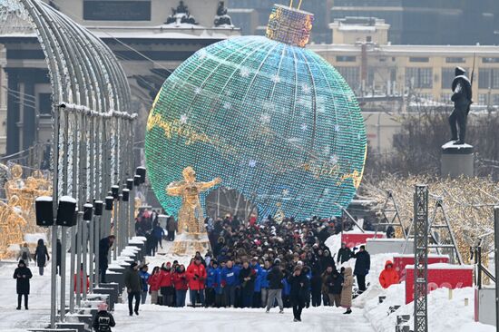 Памятные акции в городах России по случаю годовщины освобождения Ленинграда от фашистской блокады