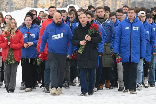 Памятные акции в городах России по случаю годовщины освобождения Ленинграда от фашистской блокады