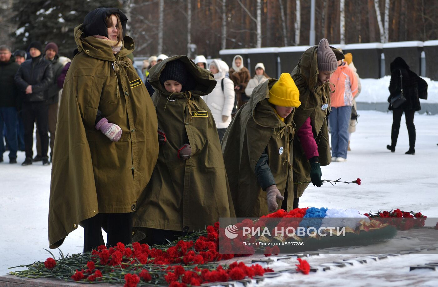 Памятные акции в городах России по случаю годовщины освобождения Ленинграда от фашистской блокады