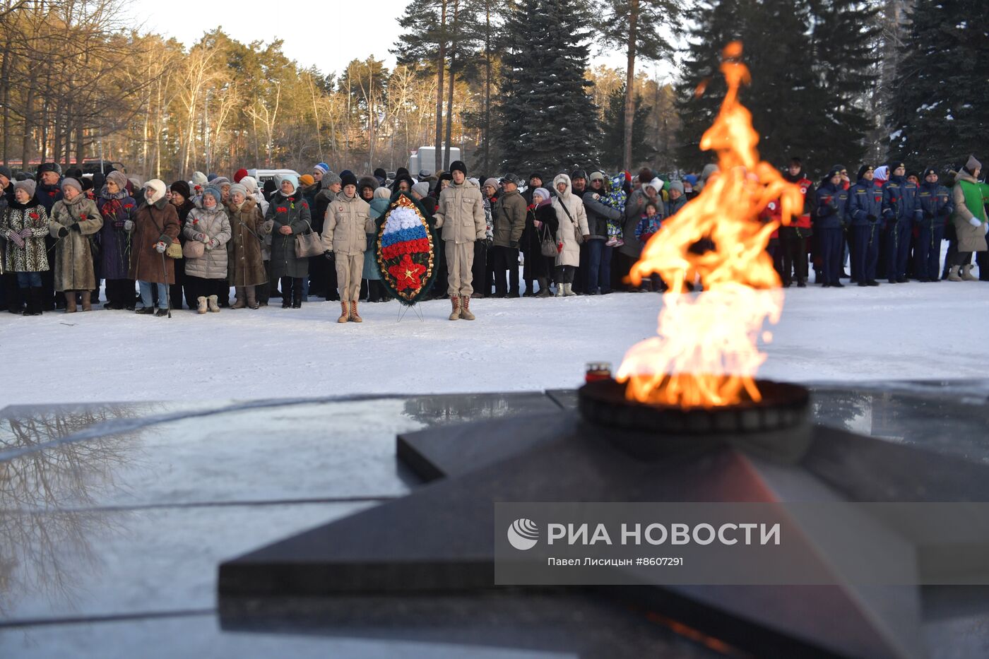 Памятные акции в городах России по случаю годовщины освобождения Ленинграда от фашистской блокады