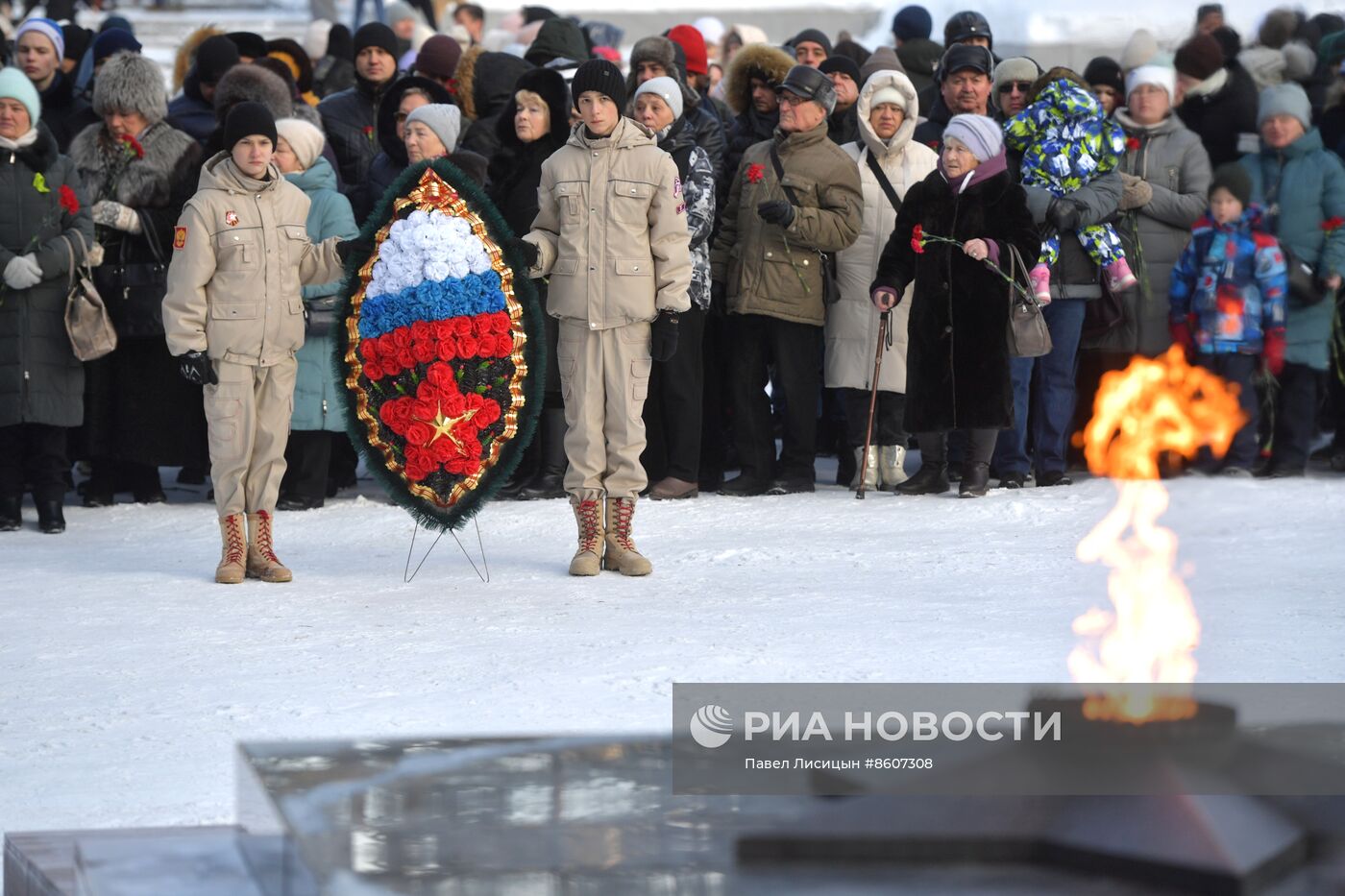 Памятные акции в городах России по случаю годовщины освобождения Ленинграда от фашистской блокады