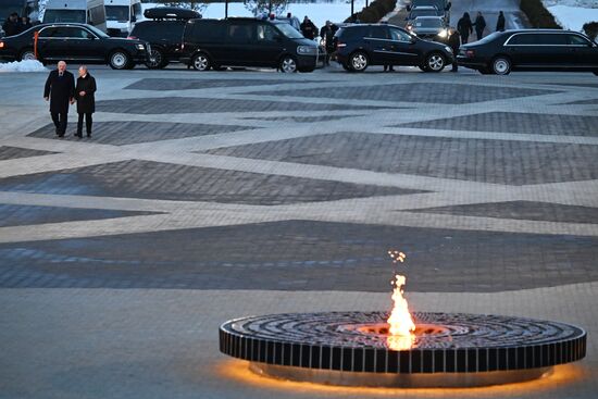 Церемония открытия мемориала в память о мирных жителях СССР – жертвах нацистского геноцида в годы Великой Отечественной войны