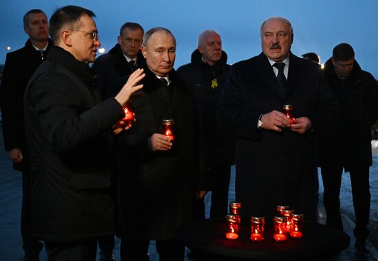 Церемония открытия мемориала в память о мирных жителях СССР – жертвах нацистского геноцида в годы Великой Отечественной войны