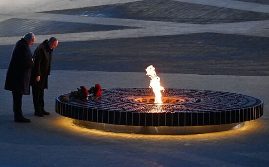 Церемония открытия мемориала в память о мирных жителях СССР – жертвах нацистского геноцида в годы Великой Отечественной войны