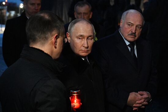 Церемония открытия мемориала в память о мирных жителях СССР – жертвах нацистского геноцида в годы Великой Отечественной войны