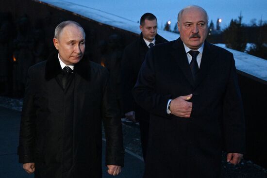 Церемония открытия мемориала в память о мирных жителях СССР – жертвах нацистского геноцида в годы Великой Отечественной войны