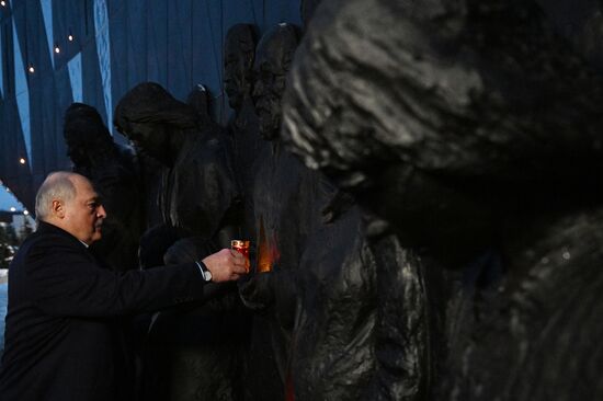 Церемония открытия мемориала в память о мирных жителях СССР – жертвах нацистского геноцида в годы Великой Отечественной войны