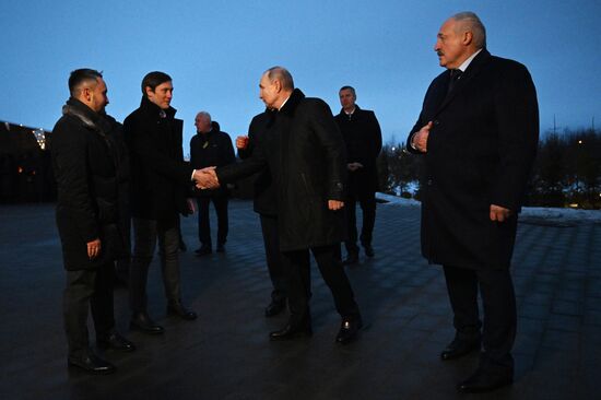 Церемония открытия мемориала в память о мирных жителях СССР – жертвах нацистского геноцида в годы Великой Отечественной войны