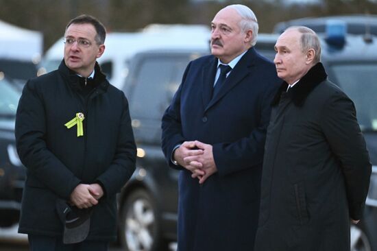 Церемония открытия мемориала в память о мирных жителях СССР – жертвах нацистского геноцида в годы Великой Отечественной войны