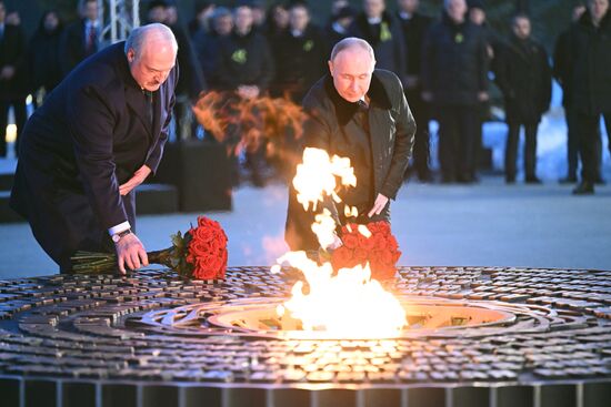 Церемония открытия мемориала в память о мирных жителях СССР – жертвах нацистского геноцида в годы Великой Отечественной войны