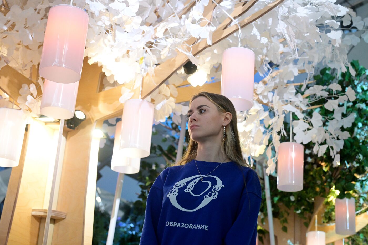 Работа выставки "Россия"