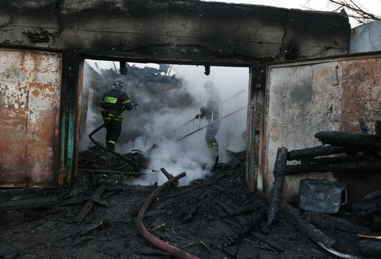 Последствия обстрела Донецка