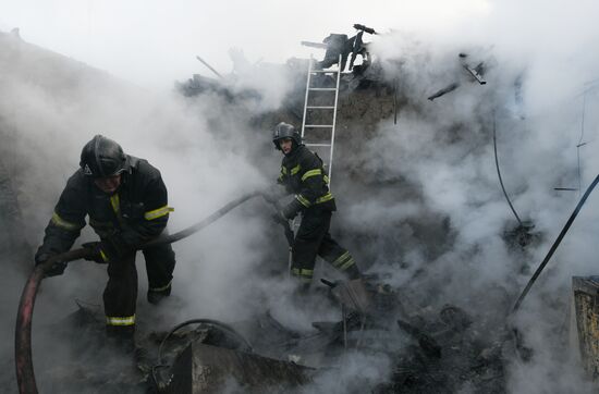 Последствия обстрела Донецка