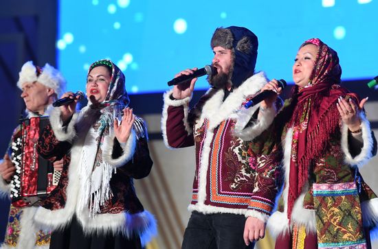 Выставка "Россия". Концертная программа "Молодежная плясовая"