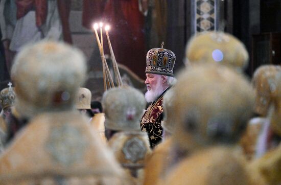  Пятнадцатая годовщина интронизации патриарха Кирилла 