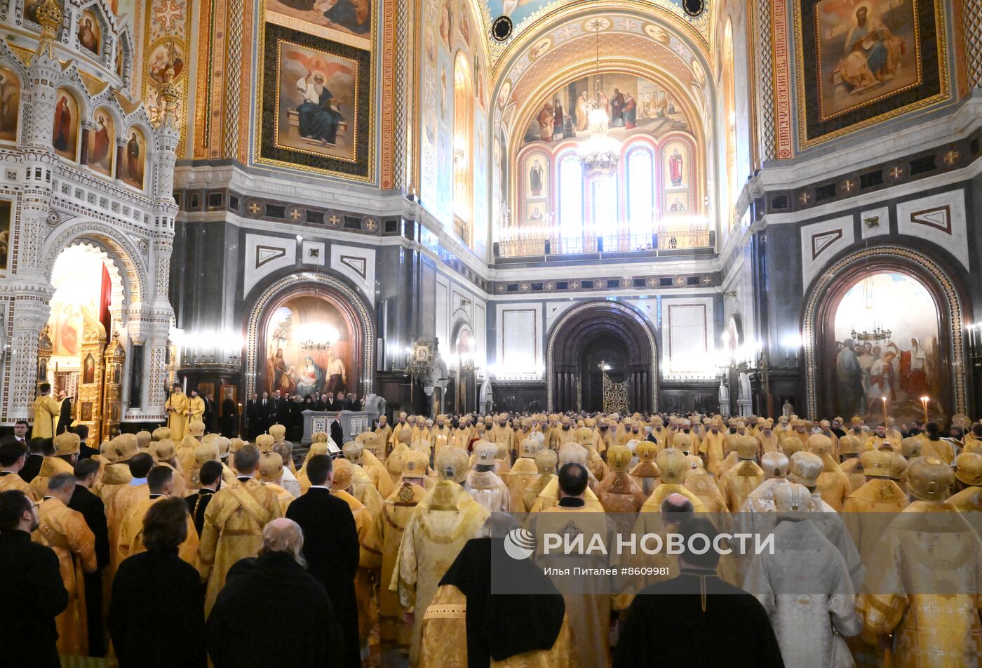 Пятнадцатая годовщина интронизации патриарха Кирилла 