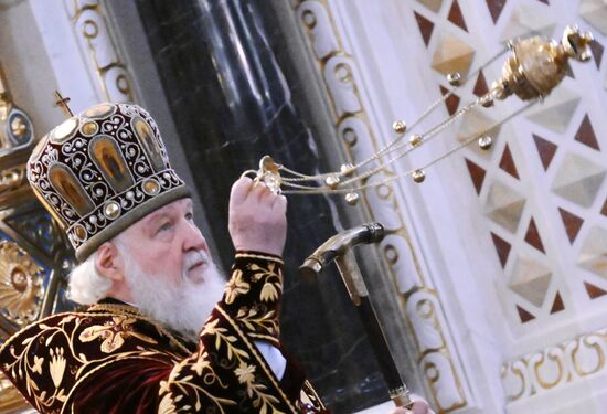 Пятнадцатая годовщина интронизации патриарха Кирилла 